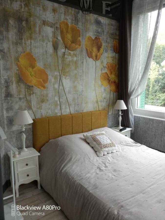 Studio Malou, Cuisine, Salle D'Eau, Terrasse Amenagee Olliergues Kültér fotó